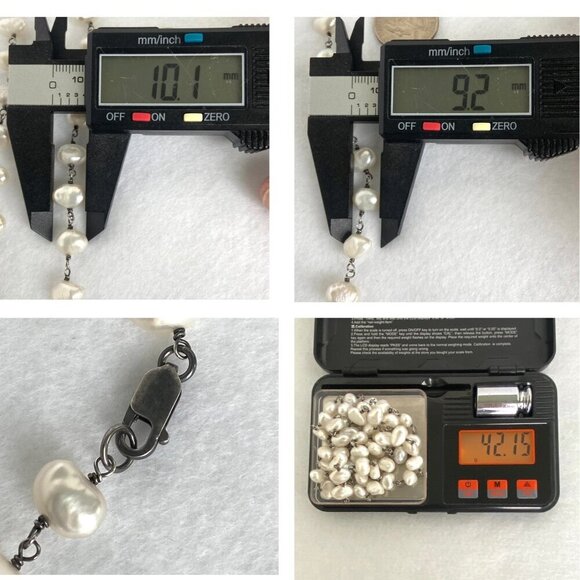 Sterling Silver 925 Silpada N1368 Fresh Catch 32" 9MM Freshwater Pearl Necklace - Picture 10 of 16